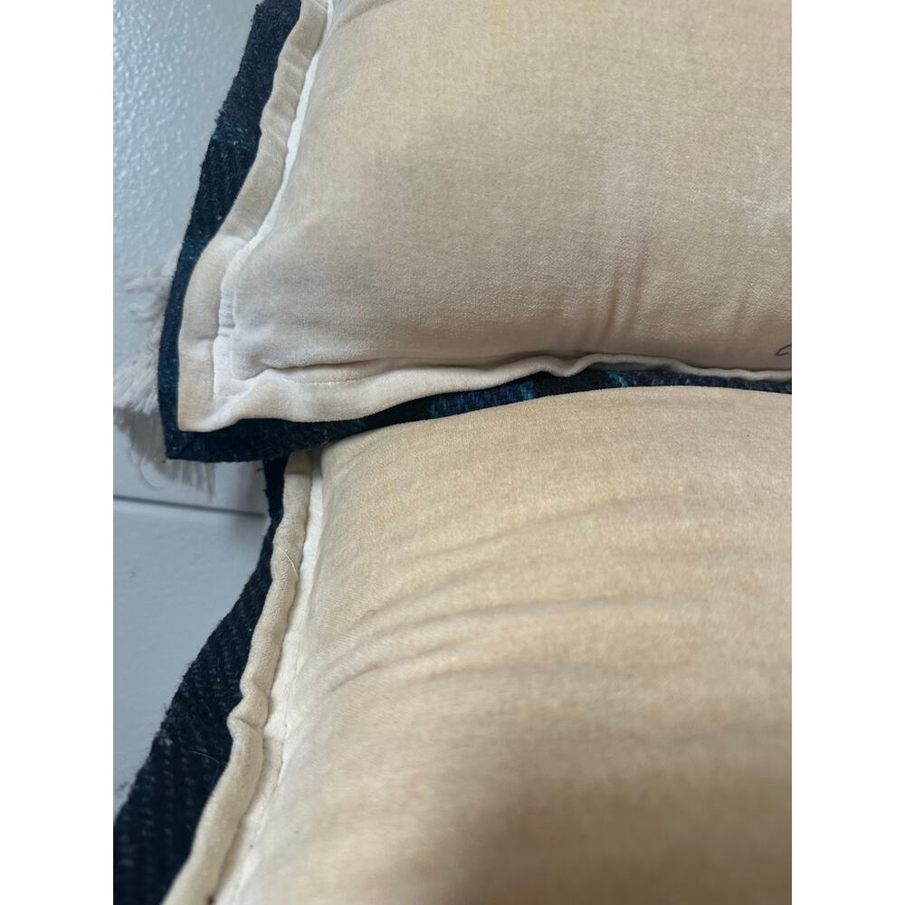 Anthropologie northwood-pillows set pair creative Growth Frann Lusson moose - Picture 11 of 16